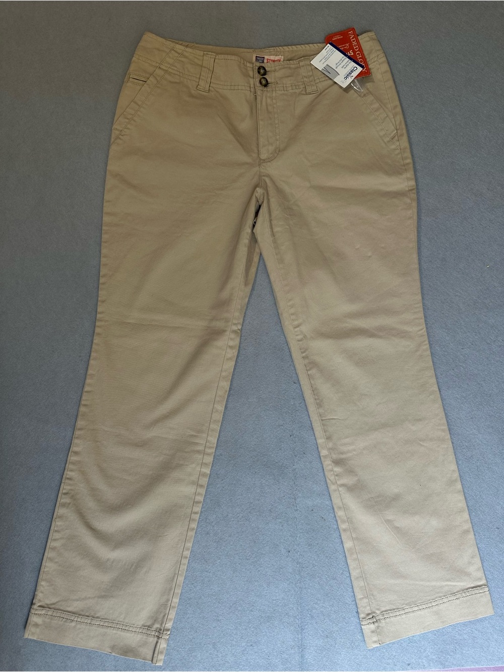 Faded Glory Men's Tan Chino Pants - Straight Fit